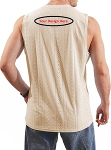 Débardeurs pour hommes Chemises Multipack 100% coton importé Débardeur à fermeture lavable en machine du Bangladesh - Product Image 3