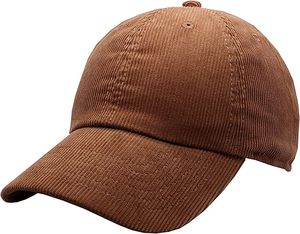 Unisex Vintage 100% Cotton Solid Corduroy Baseball Cap Adjustable Trucker <b>Hat</b> for Men and Women - Product Image 3