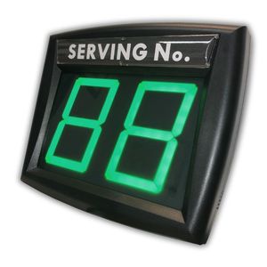 Sistema di Gestione Code con Display LED - Segnaletica Digitale Verde a Due Cifre per Uso Interno/Esterno - Il Mio Giro - Product Image 1