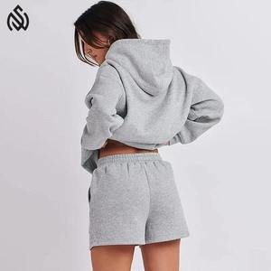 Sudadera con capucha Conjunto corto Mujer Dos piezas Easy Track Chándales Baloncesto Sudadera con capucha Casual Mujer Corto Atlético Causal - Product Image 3