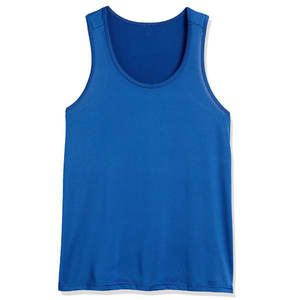 Camiseta sin mangas de gimnasio para hombre Mark's Top Pick 2025, 100% algodón, con aberturas amplias en los brazos, transpirable, estilo casual, color liso, 160g - Product Image 1