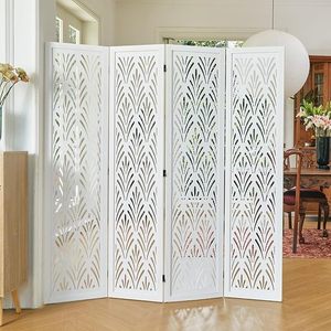 Wooden Modern <b>Room</b> <b>Divider</b> Screen Geometric Carved Design Lightweight Foldable Privacy Partition for Living <b>Room</b> Bedroom Panel - Product Image 2