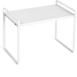 Rangement d'ustensiles de cuisine Étagère de cuisine couleur noire Étagère à épices à 2 niveaux en fer forgé de qualité supérieure à un prix abordable - Product Image 2