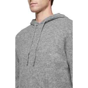 Gris Cordon Décoré Cou Tricot Casual Hiver Pull En Cachemire À Capuche En Cachemire pour Hommes - Product Image 6