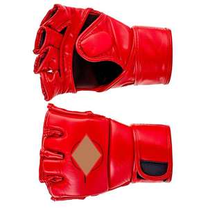 Guantes de lucha de medio Dedo de cuero PU de alta calidad para adultos logotipo personalizado MMA equipo de entrenamiento de boxeo modelo MMA para hombres y mujeres - Product Image 5