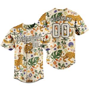 Camiseta de béisbol personalizada, camiseta de béisbol personalizada, camisetas de fiesta con botones completos, logotipo personalizado, número, entrenamiento para niños y adultos - Product Image 5