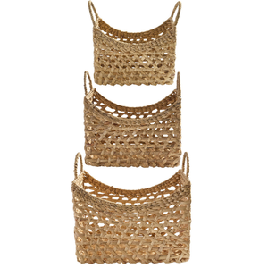 Paniers de jacinthe d'eau en forme de rectangle écologiques tissés à la main en gros bon prix du Vietnam - Product Image 1