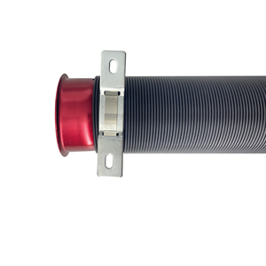 Tubo di aspirazione nero con raccordi rossi, diametro 76mm - Product Image 4