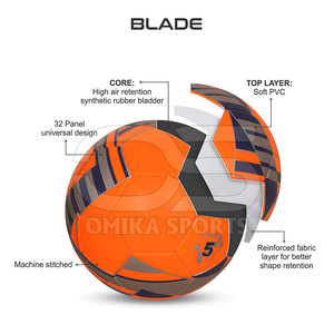 Ballon de football professionnel avec surface lisse et longue rétention d'air adaptée à la pratique du match - Product Image 2