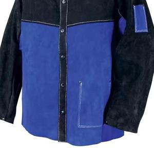 Chaqueta de Seguridad para Soldador Ignífuga y Resistente a las Llamas, Ropa de Trabajo de Cuero Vacuno Dividido FR - Product Image 5