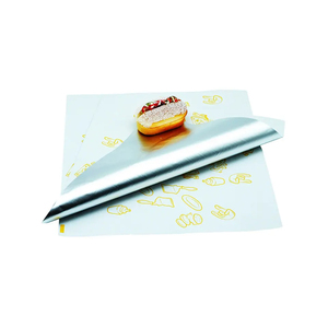 Papier laminé de papier d'aluminium de qualité alimentaire avec nid d'abeille pour papier d'emballage Burger au meilleur prix - Product Image 3