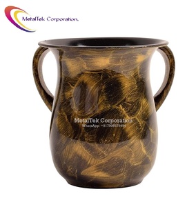 Taza de lavado a mano de judíos de doble mango de doble Color, utensilios de cocina, taza Negel Vasser, judaica, decoración del hogar, regalo de fiesta de boda, taza de rituales judíos - Product Image 3
