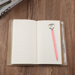 Diario SHE Quote de Cuero PU Rosa con Ranuras para Tarjetas, Cuaderno de Viaje Recargable de 70 Páginas para Mujer - Product Image 6