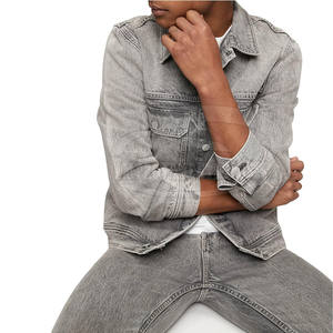 Heavy Duty Low MOQ Hombres Jeans Jacket Premium Quality Men Jeans Jacket Quick Dry Men Jeans Jacket - Product Image 3