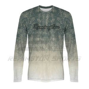 T-shirts pour hommes T-shirts unis imprimés par sublimation T-shirts à manches longues respirants à séchage rapide pour hommes - Product Image 3