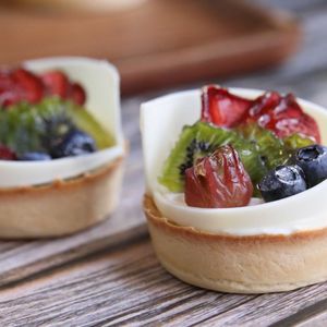 Tarta HALAL de la mejor calidad, tarta horneada OEM YA02 420G, sabor a cáscara de tarta de huevo, comida de panadería dulce, postre, precio de proveedor al por mayor - Product Image 4