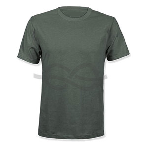 Algodón suave puro americano Retro Casual cuello bajo O cuello camiseta Vintage moda hombres y mujeres camiseta - Product Image 1