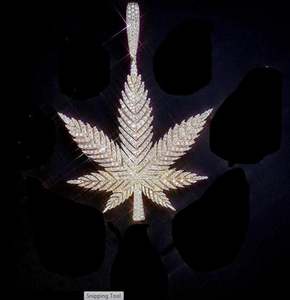 Collar con Colgante de Diamante VVS, Diseño de Dibujos Animados, Unisex para Niños, Estilo Hindú, Hip Hop, Personaje Iced, Plata de Ley - Product Image 1