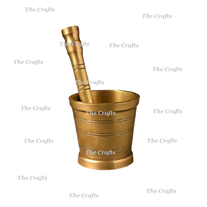 Mortier en métal de meilleure qualité avec ensemble de pilon broyeur et pilon de taille et de forme personnalisées pour les outils de cuisine à domicile - Product Image 3