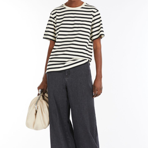 Europe et les états-unis mode col rond manches courtes T-shirt femmes 2025 été nouveau cravate-teinture imprimé haut mince haut - Product Image 6