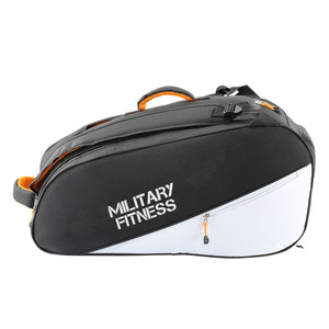 กระเป๋าเป้สะพายหลังพายแพ็คเกิลบอลสายคล้องไหล่ปรับได้ความจุขนาดใหญ่สีดำและสีขาวโพลีเอสเตอร์ - Product Image 1