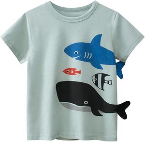 Camisetas de alta calidad para niños, camisetas de algodón de moda de manga corta a granel para niños, camiseta estampada para niños para verano - Product Image 4