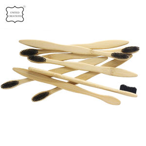 100% cepillo de dientes de bambú biodegradable, viaje respetuoso con el medio ambiente bajo precio logotipo personalizado cepillos de dientes de madera reciclables biodegradables - Product Image 5