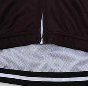 Traje de entrenamiento de ciclismo con diseño de corte de carrera y conjunto de Jersey de compresión de material elástico duradero con bolsillos - Product Image 3