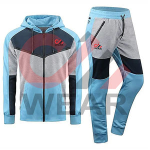 Soins Master vente en gros, survêtement ajusté OEM, fermeture éclair, capuche, Jogging, survêtement de haute qualité pour homme - Product Image 1