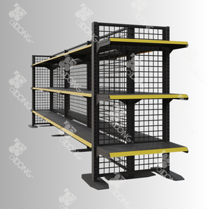 Estantería de góndola de servicio pesado ADONG | Estante minorista de metal de un solo lado para exhibición de supermercado | OEM Vietnam A49 - Product Image 1