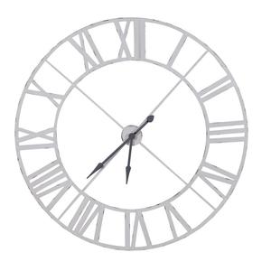 Meilleur design Horloge murale rétro en métal noir Décoration de maison Montre fantaisie en fer Horloges décoratives murales - Product Image 4