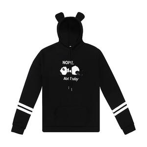 เสื้อสเวตเชิ้ตมีฮู้ดยาวแบบลำลองทันสมัยสำหรับวัยรุ่นหญิงผ้าโพลีเอสเตอร์/ ผ้าฝ้ายปักโลโก้ได้ตามต้องการ - Product Image 6