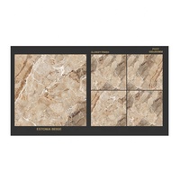 Carreaux de sol en céramique égyptienne Onyx Ice, design moderne, 800x800 mm, poli, émaillé, jaune clair, 40X40, 80X80, 60X60