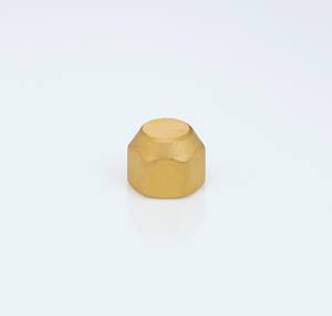 BrassBlizz Écrou à sertir 3/8 X 3/8, filetage 5/8-18, 45° °   Raccord en laiton SAE 1000 PSI pour la climatisation et la réfrigération - Product Image 5