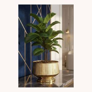 Premium Metal Flower Pot With <b>Iron</b> Stand Stylish New Arrival Customized Decorative Planter For Home Garden Use - Product Image 6