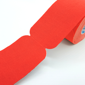 M Tape easycut I Cut Cinta de corte de kinesiología roja impermeable 5cm de ancho y 5m de longitud Hecho en Corea para una sujeción muscular adecuada - Product Image 1