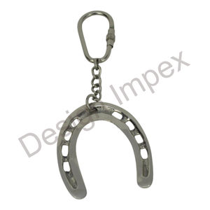 พวงกุญแจโลหะสำหรับเป็นของขวัญ-พวงกุญแจรูปรองเท้าม้างานตามสั่งสไตล์นักขี่ม้าหรูหราผลิตในอินเดีย - Product Image 1