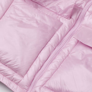 Femmes hiver sans manches bulle bouffante gilet veste avec coton tissu Logo personnalisé poche décoration en gros doudoune - Product Image 6