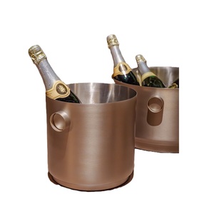 Recién llegado, cubo de hielo enfriador de botellas de vino de plata de estilo francés para fiestas al aire libre y artículos de Bar, cubos de hielo de champán - Product Image 4