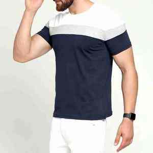 T-shirt uni en coton à manches courtes pour hommes, t-shirt léger et doux pour une utilisation décontractée au quotidien et au bureau, nouvel arrivage - Product Image 1