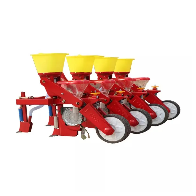 Máquina de plantio de milho para máquinas agrícolas, semeadora de milho com 3 linhas e 4 linhas, plantador de sementes de milho para tratores, máquina de plantio de alho