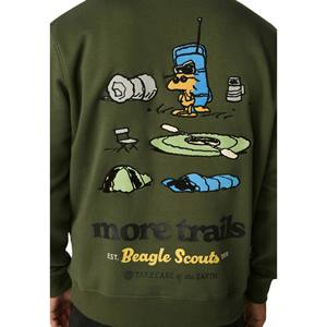 Wholesale New Arrival Winter Printed Crewneck Sweatshirt Outdoor Style Cotton Fleece Printed Unisex Sweatshirt OEM - Product Image 6