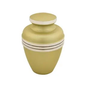 ที่ขายดีที่สุดสไตล์อเมริกันการออกแบบที่ทันสมัยโลหะที่ระลึกเถ้าโกศอลูมิเนียมของที่ระลึกโกศผู้ใหญ่งานศพเผาศพโกศ - Product Image 5