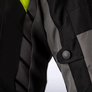 Men's Premium Quality Cordura Printed Sport Protector Motorcycle <b>Jacket</b> Touring Windproof <b>Waterproof</b> Winter Black <b>Grey</b> Yellow - Product Image 3