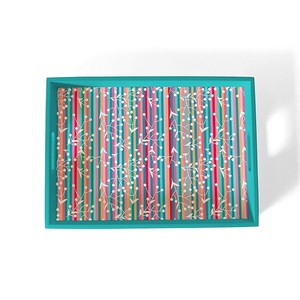 Produit très vendu Snacks personnalisés Plateau de serveur sucré Plateau de service en bois rectangulaire écologique - Product Image 3