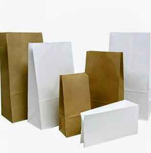 Bolsas de Papel Blancas de Lujo, Bolsas de Compras de Boutique de Moda Premium con Logotipo de Marca Impreso Personalizado y Asa de Cinta - Product Image 1