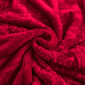 Giá Rẻ Bán Buôn Số Lượng Lớn Phổ Biến Lông Cừu Kích Thước Đầy Đủ Flannel Chồn Lap Mềm Ném Đỏ Nổi Hoa Chăn Cho Giường - Product Image 4