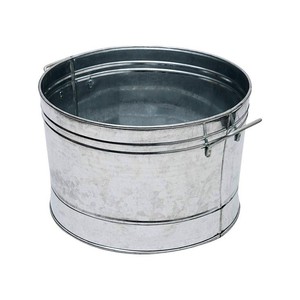 Customized Galvanized <b>Metal</b> Flower Pots & <b>Planters</b> Handmade Logo Multi-Use Floor Decoration for Home <b>Garden</b> Custom Pack Option - Product Image 3