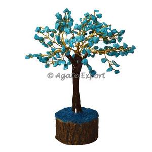 Piedra turquesa de lujo, Gema curativa de 300 Chips, árbol, GEMA, árbol, artesanía de piedra - Product Image 1