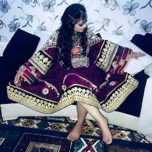 Vestido kuchi vintage étnico tribal, vestido Kuchi tradicional de fiesta Kuchi afgano/Pakistán multicolor vestido Kochi 3044 - Product Image 4